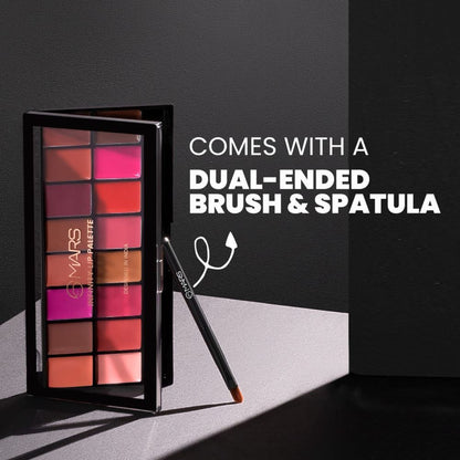 MARS Cosmetics Infinity Lip Palette with Spatula cum Applicator - 03 Multicolor - Distacart