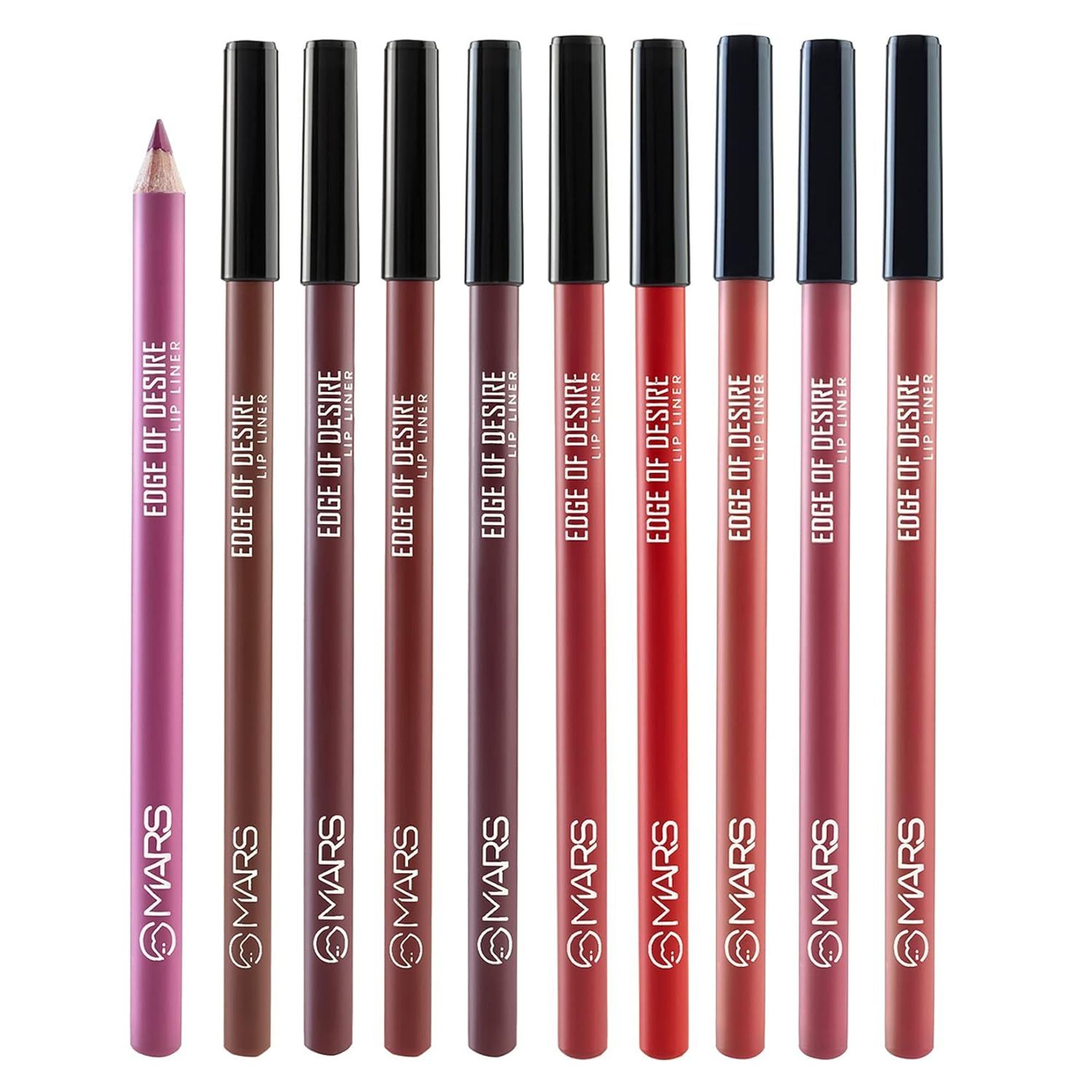MARS Matte Lip Liner Pack of 10 - Set A