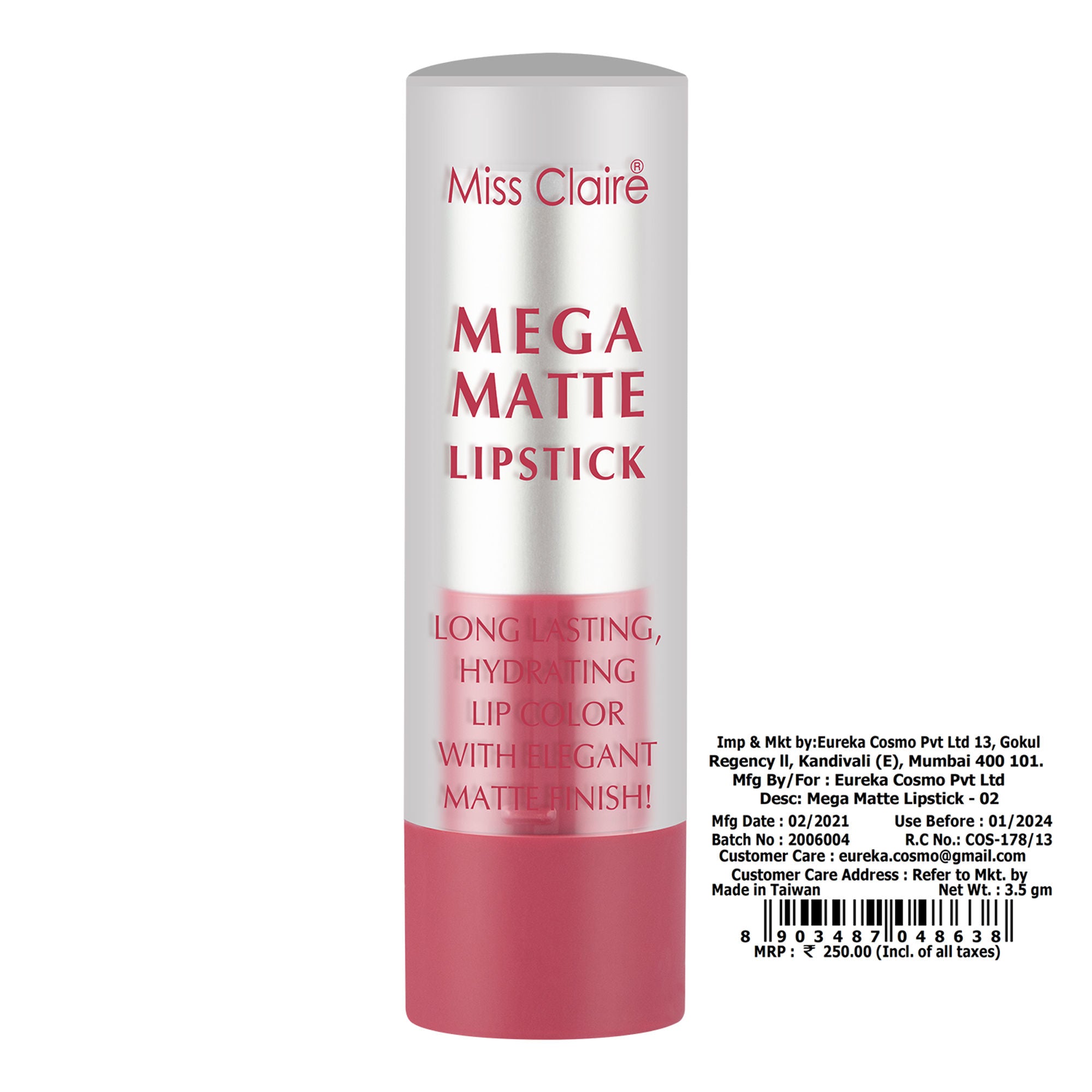 Miss Claire Mega Matte Lipstick - 2