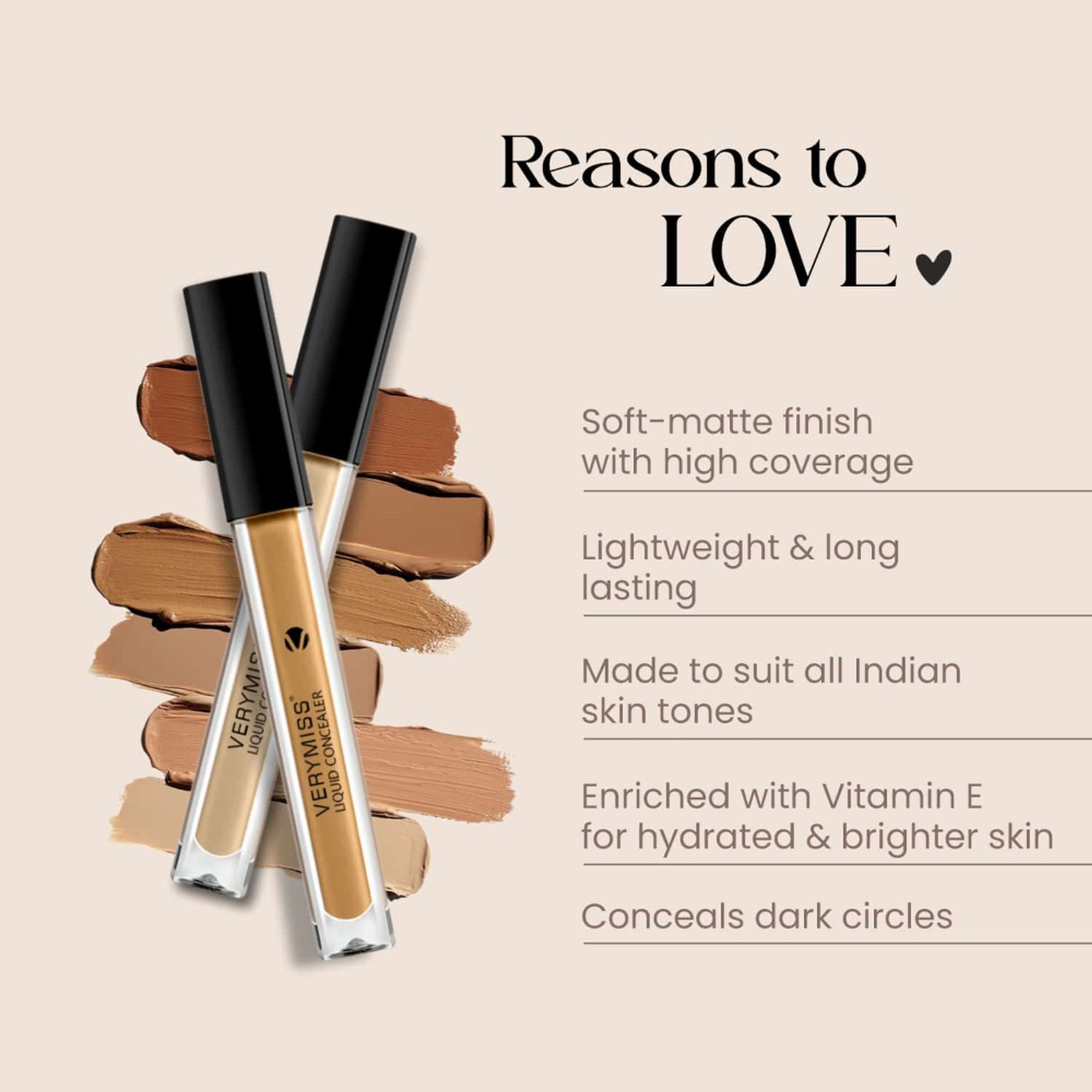 VERYMISS Liquid Concealer - 03 Honey - Distacart