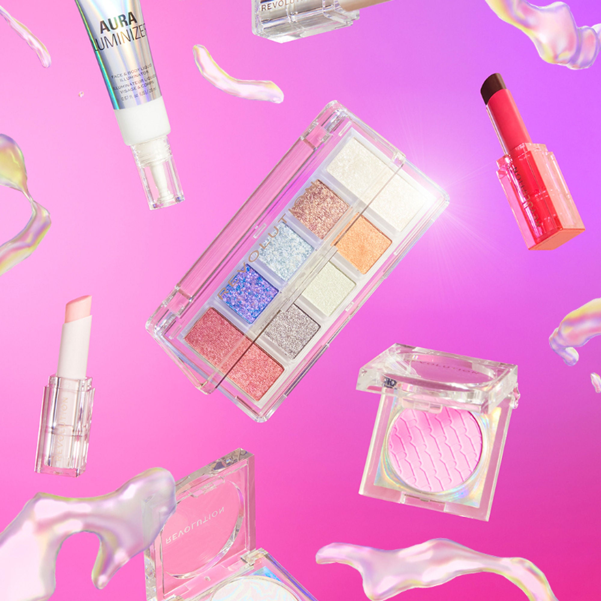 Makeup Revolution Mood Switch Aura Highlighter - Trippin Pink