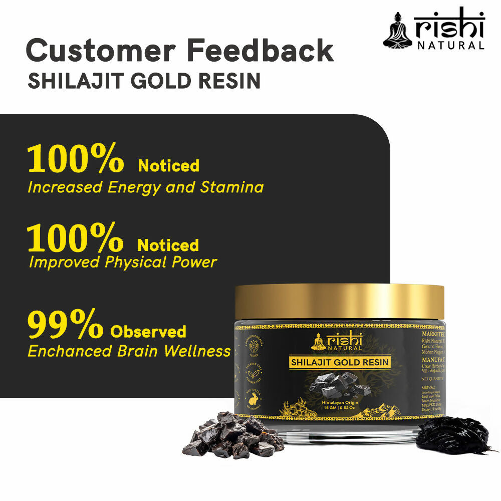 Copy of SHILAJIT GOLD RESIN CUSTOMER FEEDBACK