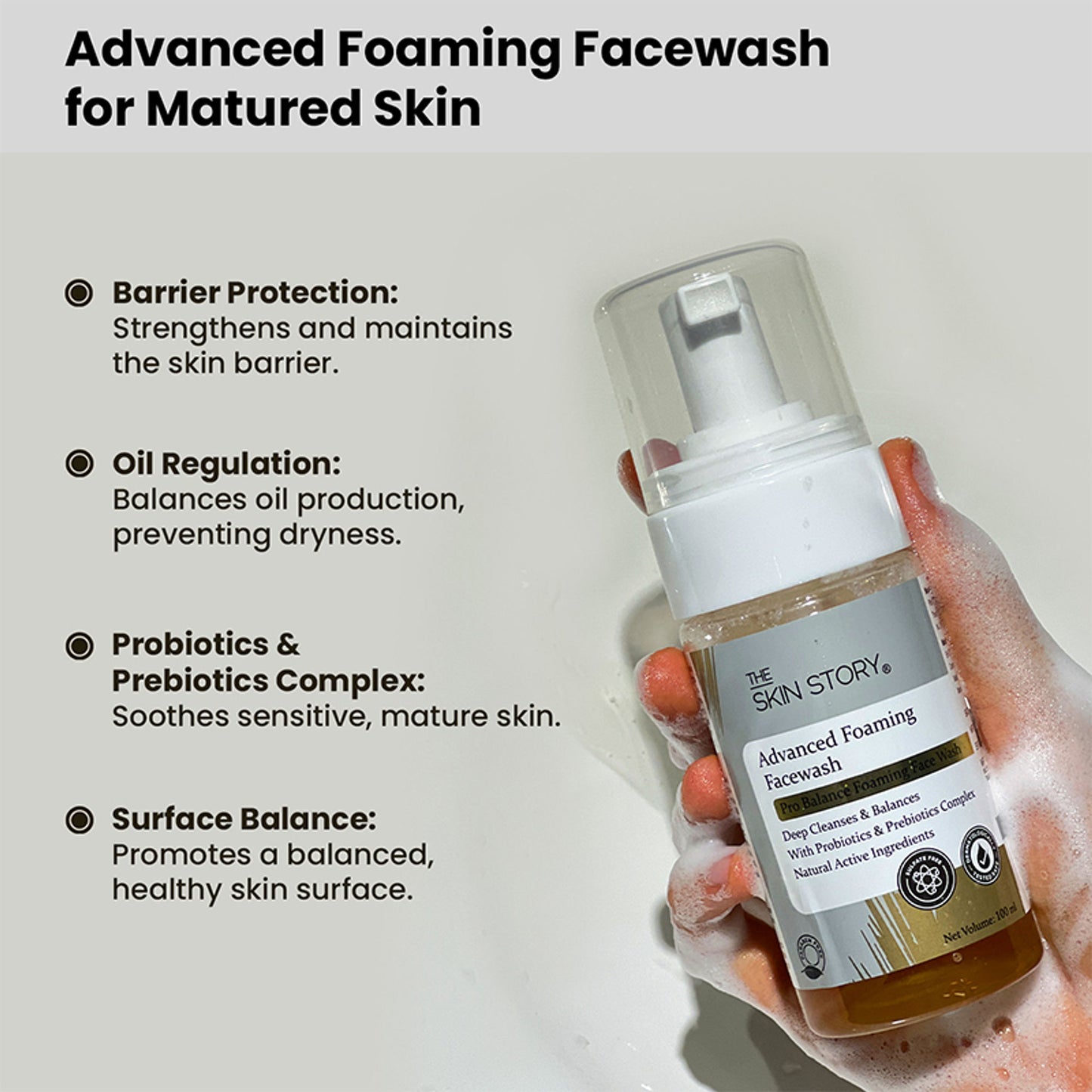 The Skin Story Sulphate Free Foaming Face Wash - Distacart