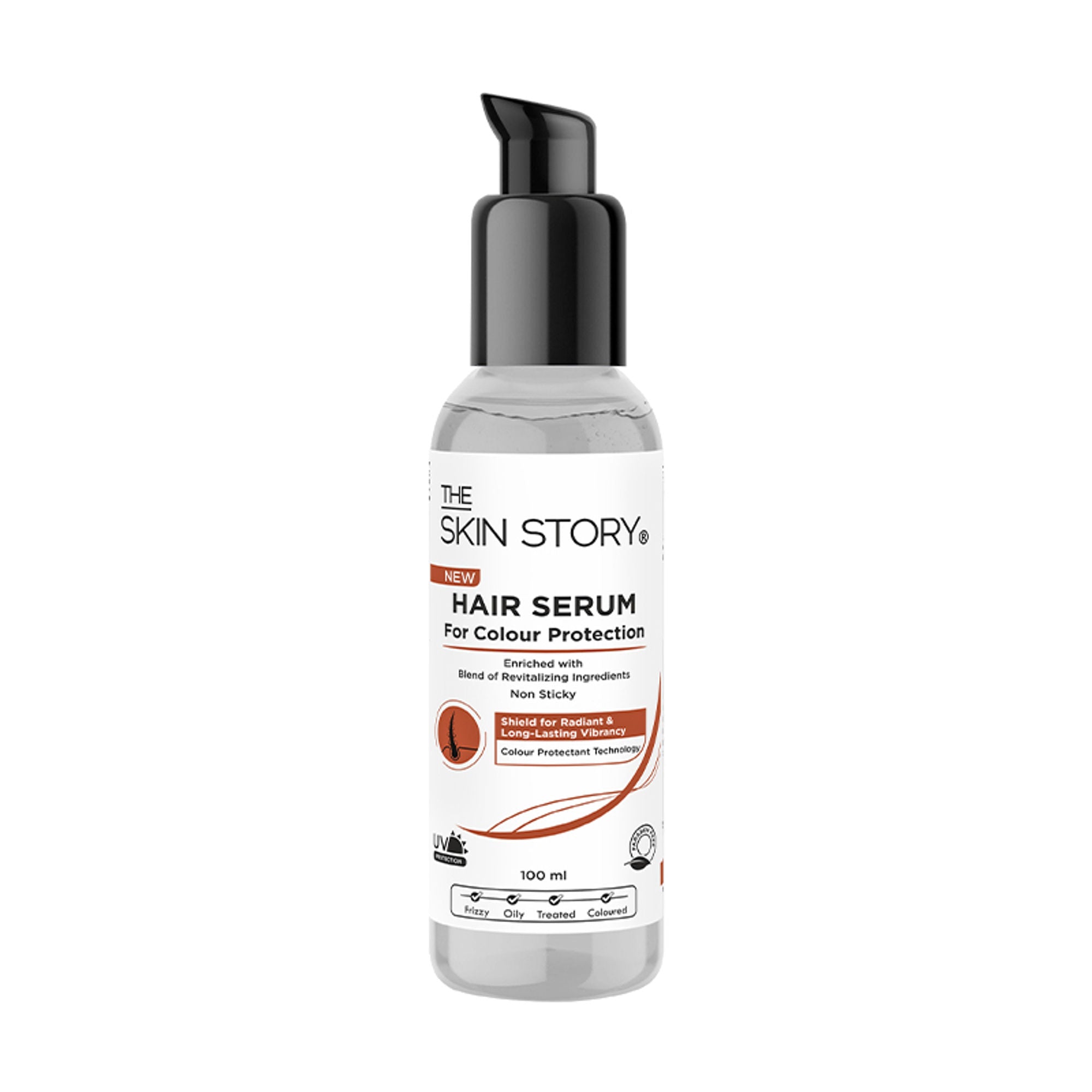 The Skin Story Colour Protection Anti Frizz Hair Serum - Distacart