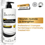 Thumbnail for The Skin Story Sulphate Free Keratin Smooth Shampoo For Coloured Treated Hair Prevents Damage Frizz - 1000ml