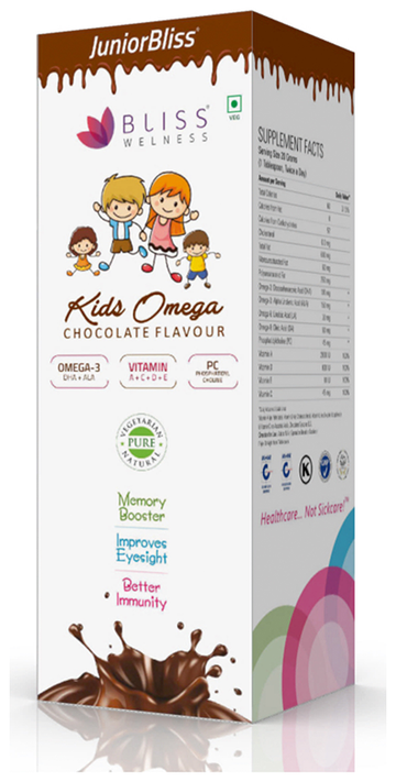 bliss welness kids omega chocolate
