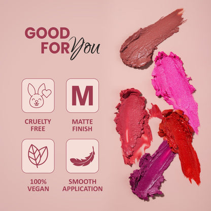 VERYMISS Matte & Satin Lipstick - S21 Cindrella - Distacart
