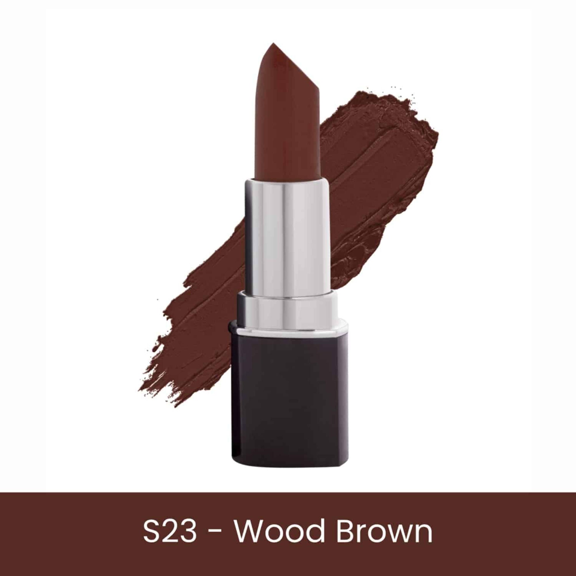 VERYMISS Matte & Satin Lipstick - S23 Wood Brown