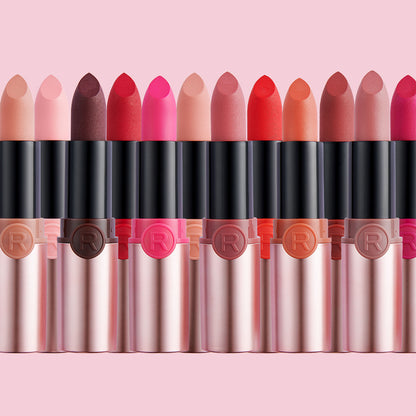 Revolution Powder Matte Lipstick - Rosy - Distacart