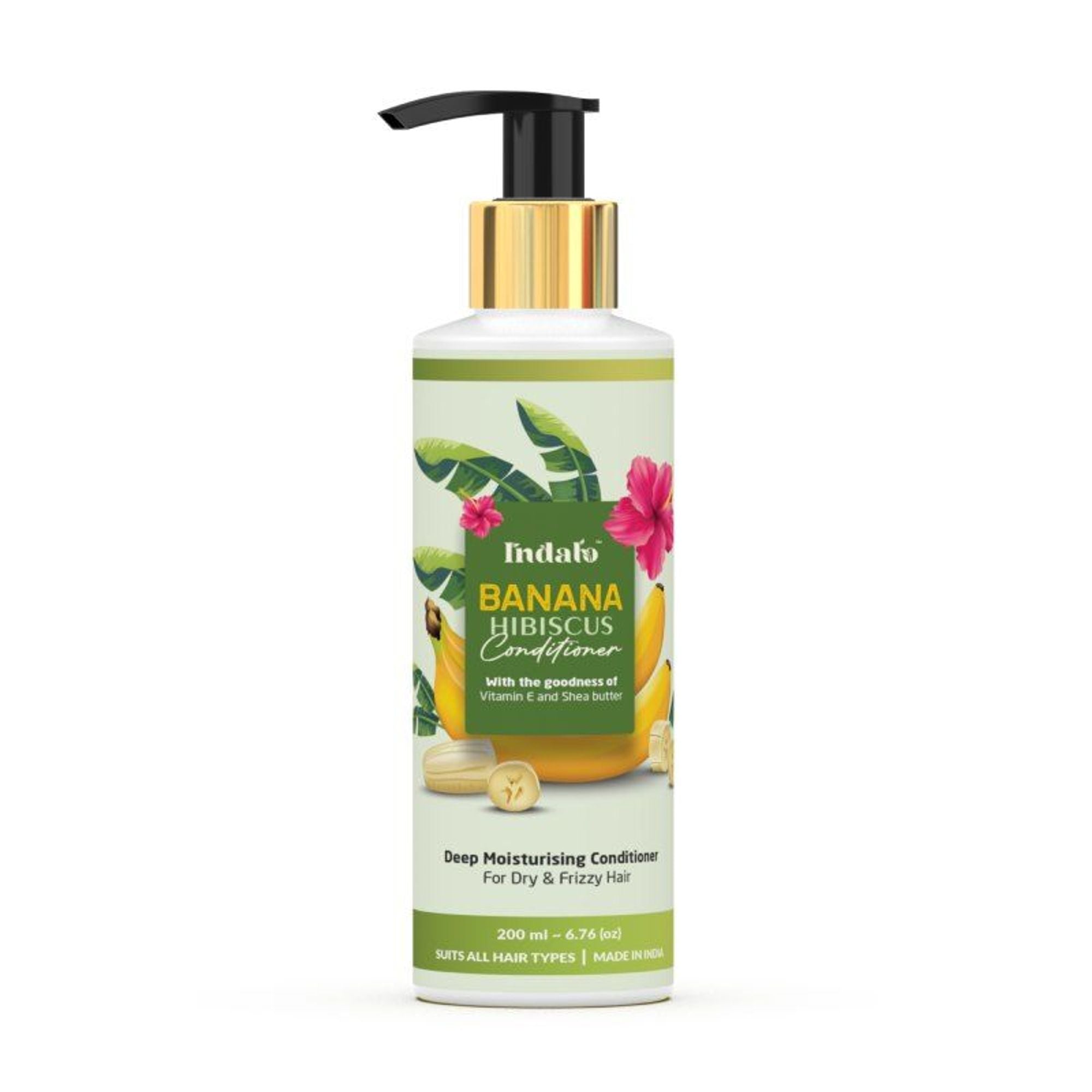 Indalo Banana Hibiscus Conditioner For Dry & Frizzy Hair - Dista