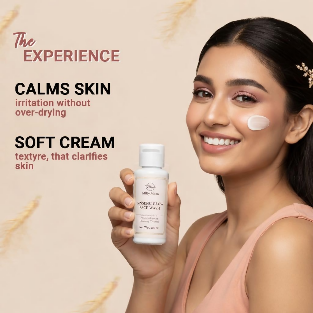 Milky Moon Ginseng Glow Face Wash - Dista