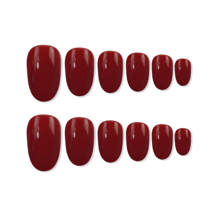 shills professional reusable press on nails oval spn517