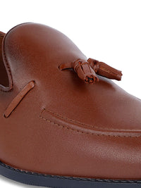 Thumbnail for LOUIS STITCH Men Formal Slip On Tassel Moccasin Shoes