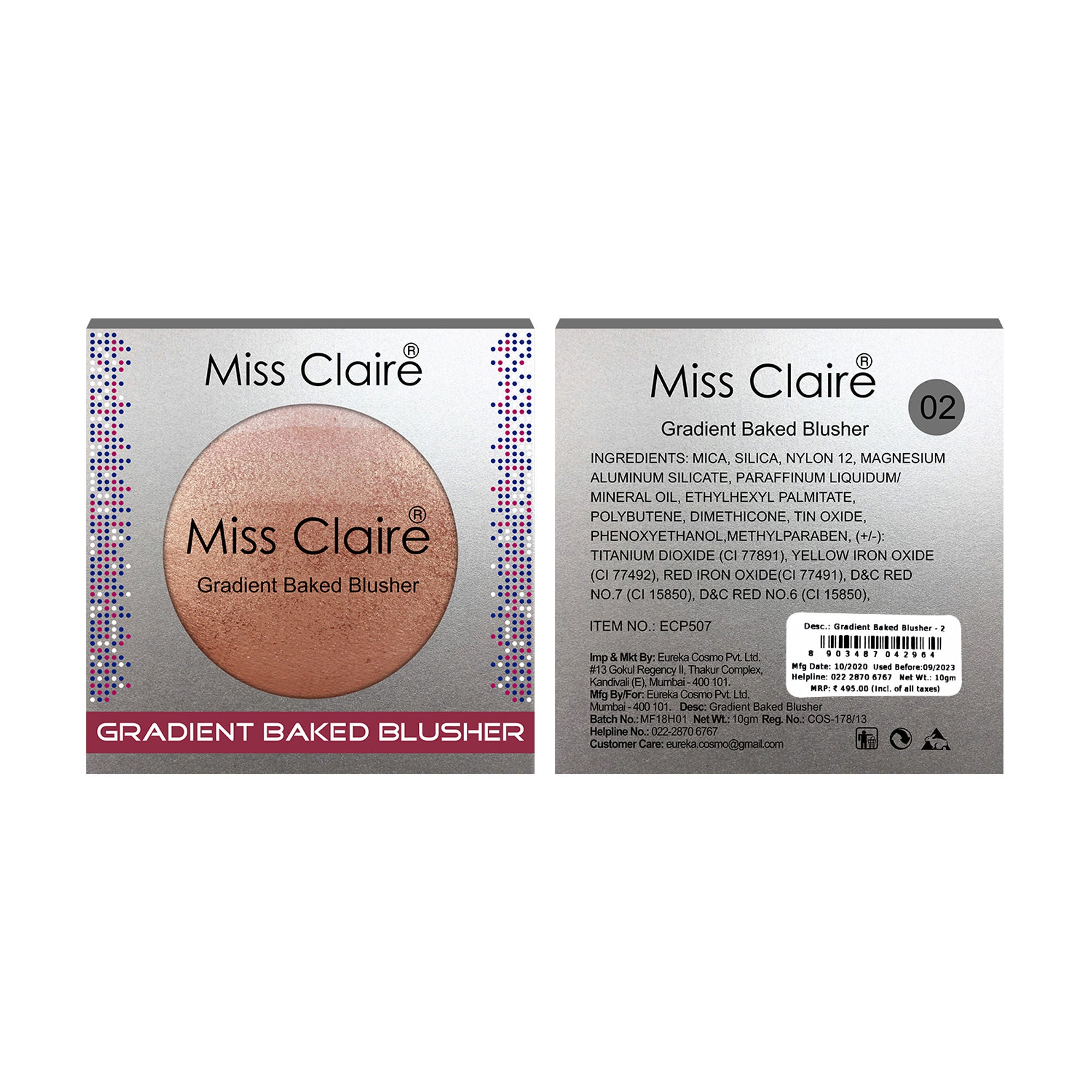 Miss Claire Gradient Baked Blusher - 2
