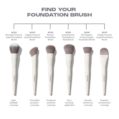 MORPHE M102 Rounded Cream & Liquid Foundation Brush - Distacart