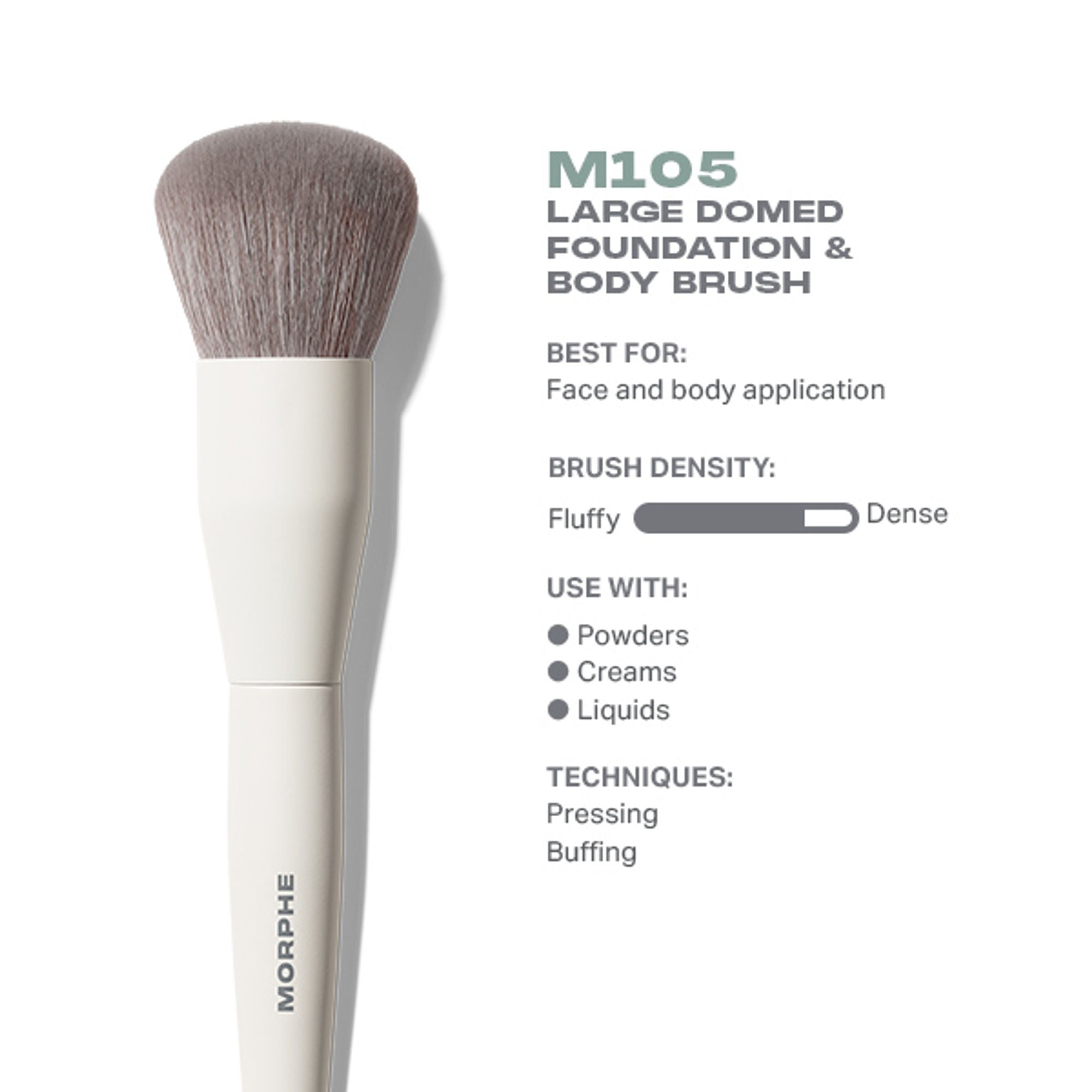 MORPHE M105 Large Domed Foundation & Body Brush