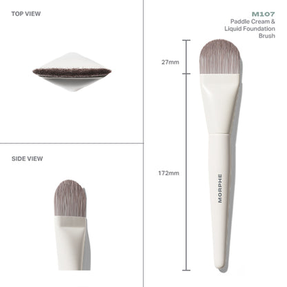 MORPHE M107 Paddle Cream & Liquid Foundation Brush - Distacart