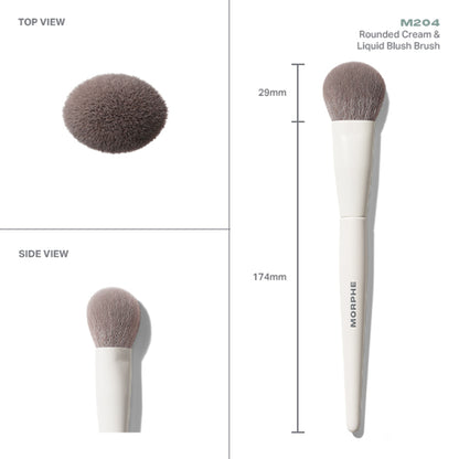 MORPHE M204 Rounded Cream & Liquid Blush Brush - Distacart
