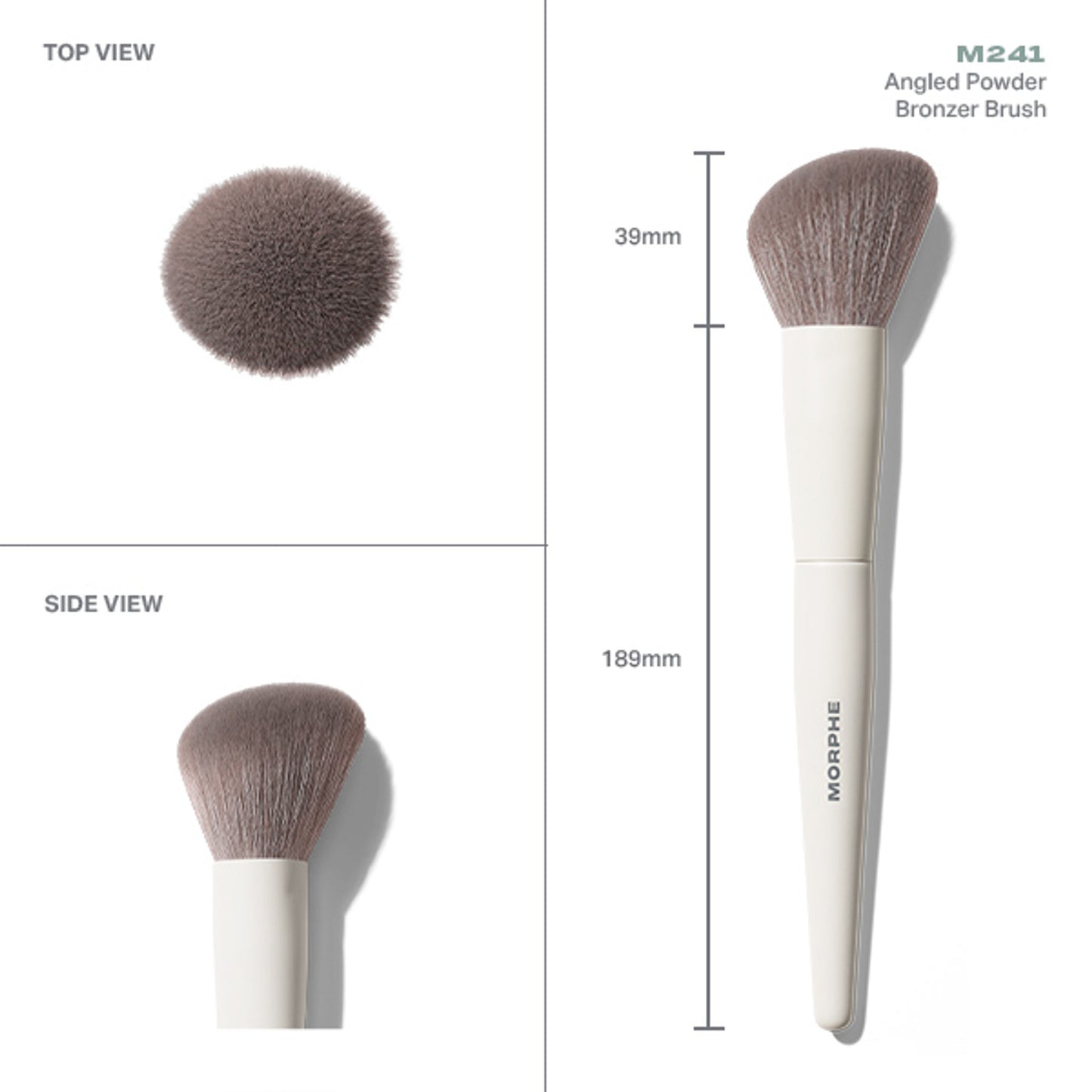 MORPHE M241 Angled Powder Bronzer Brush - Distacart