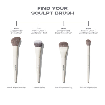 MORPHE M241 Angled Powder Bronzer Brush - Distacart