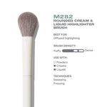 Thumbnail for MORPHE M282 Rounded Cream & Liquid Highlighter Brush