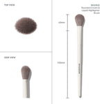 Thumbnail for MORPHE M282 Rounded Cream & Liquid Highlighter Brush - Distacart
