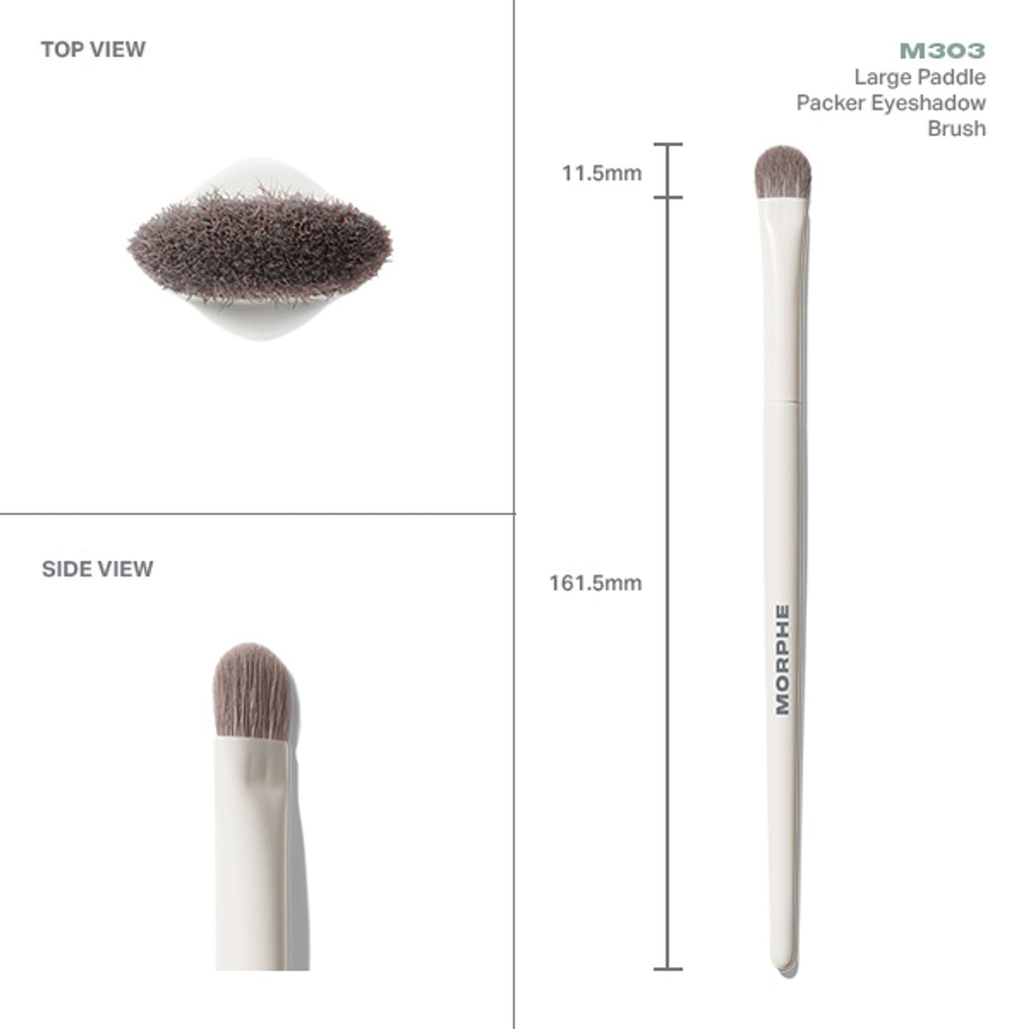 MORPHE M303 Large Paddle Packer Eyeshadow Brush - Distacart