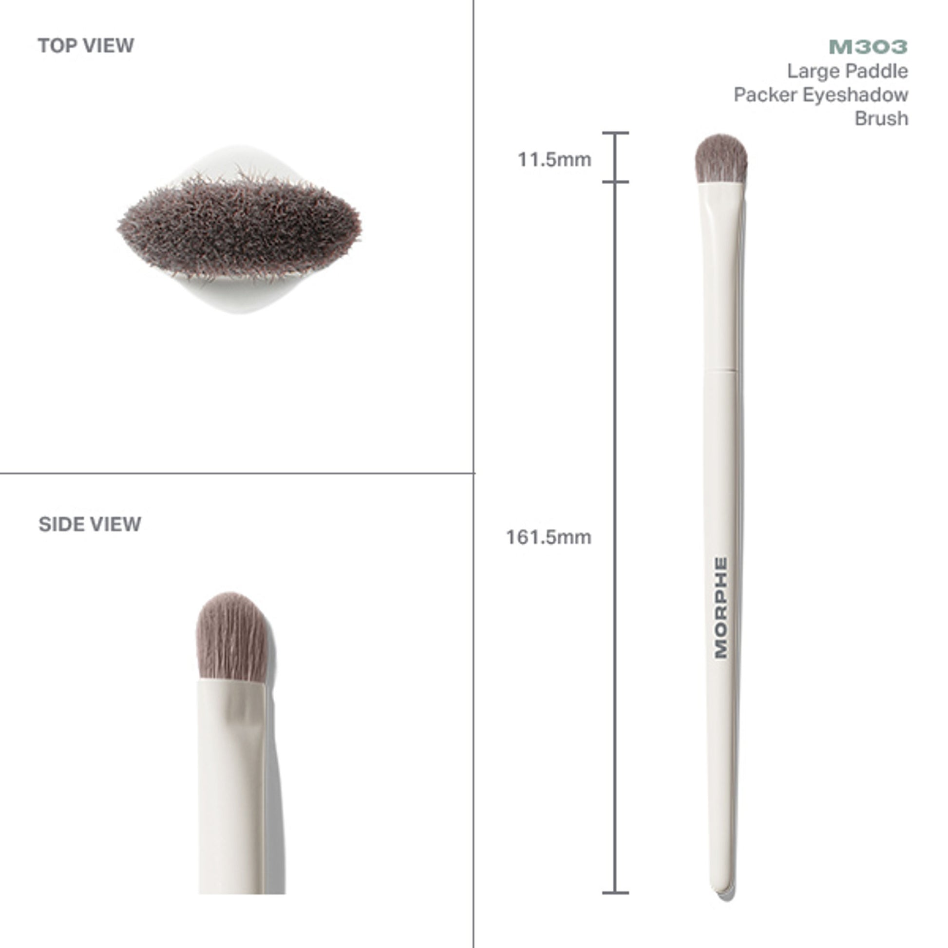 MORPHE M303 Large Paddle Packer Eyeshadow Brush - Distacart