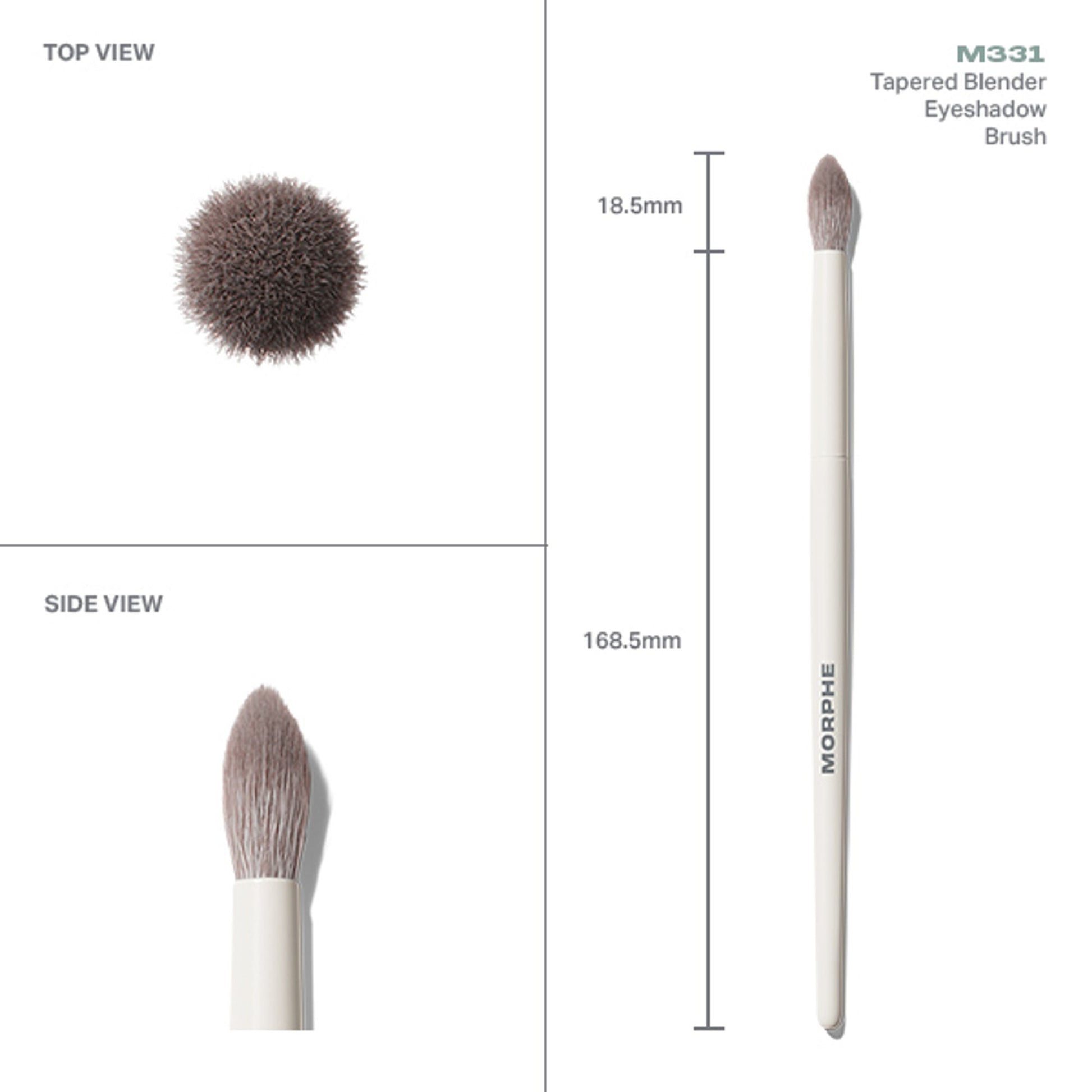 MORPHE M331 Tapered Blender Eyeshadow Brush - Distacart
