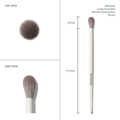MORPHE M333 Large Rounded Blender Eyeshadow Brush - Distacart