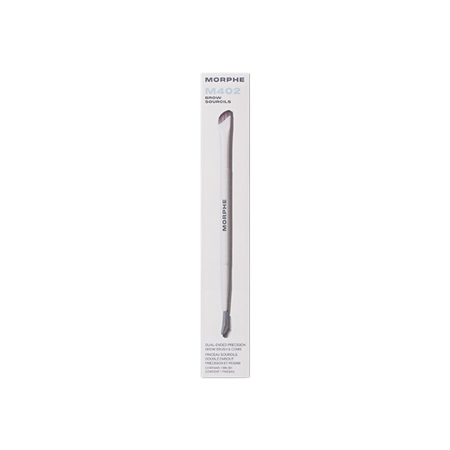 MORPHE M402 Dual Ended Precision Brow Brush & Comb - Distacart