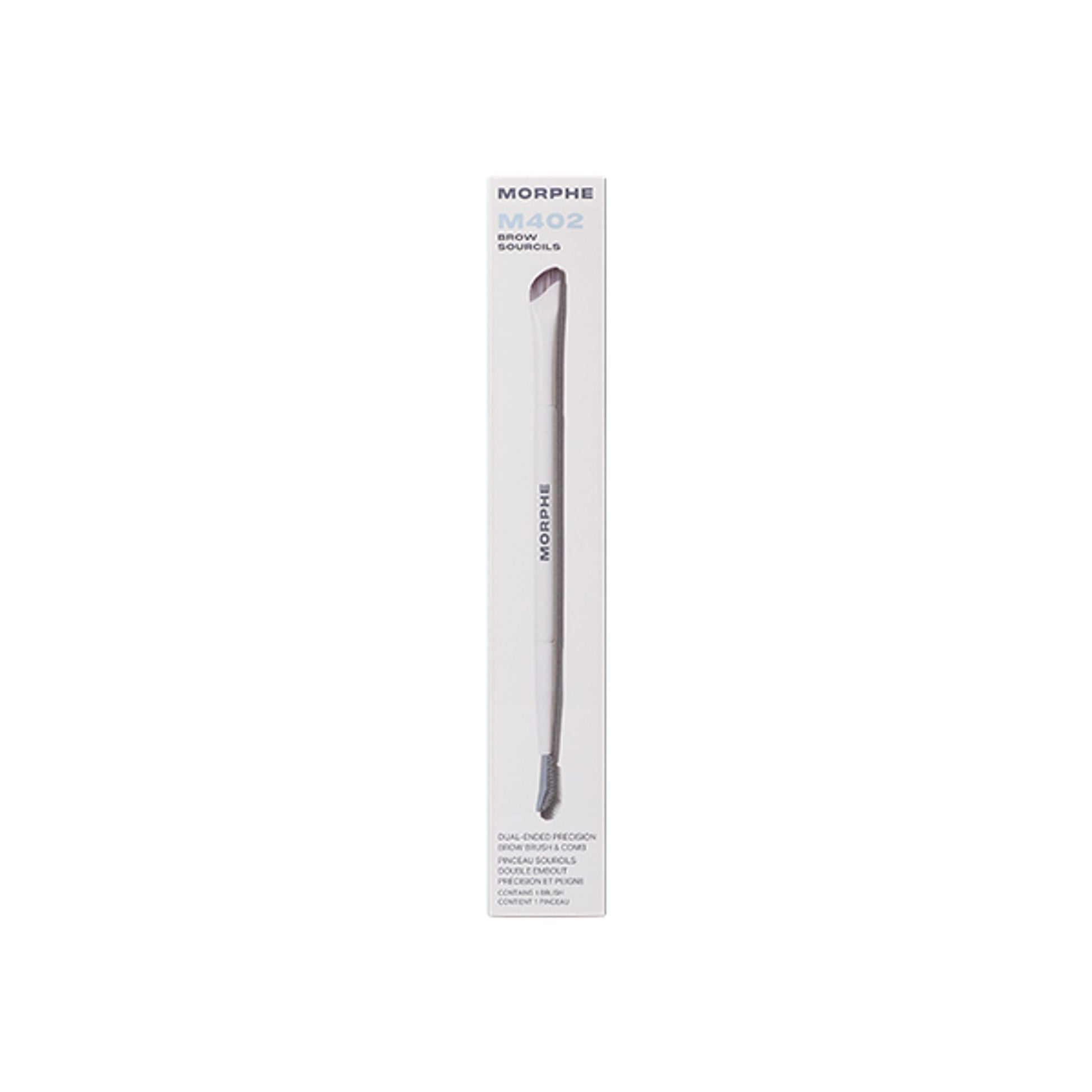 MORPHE M402 Dual Ended Precision Brow Brush & Comb - Distacart