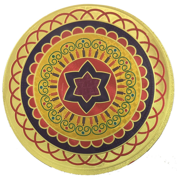 Stickerbazaar Micro Golden Embossing Rangoli Stickers - Distacart