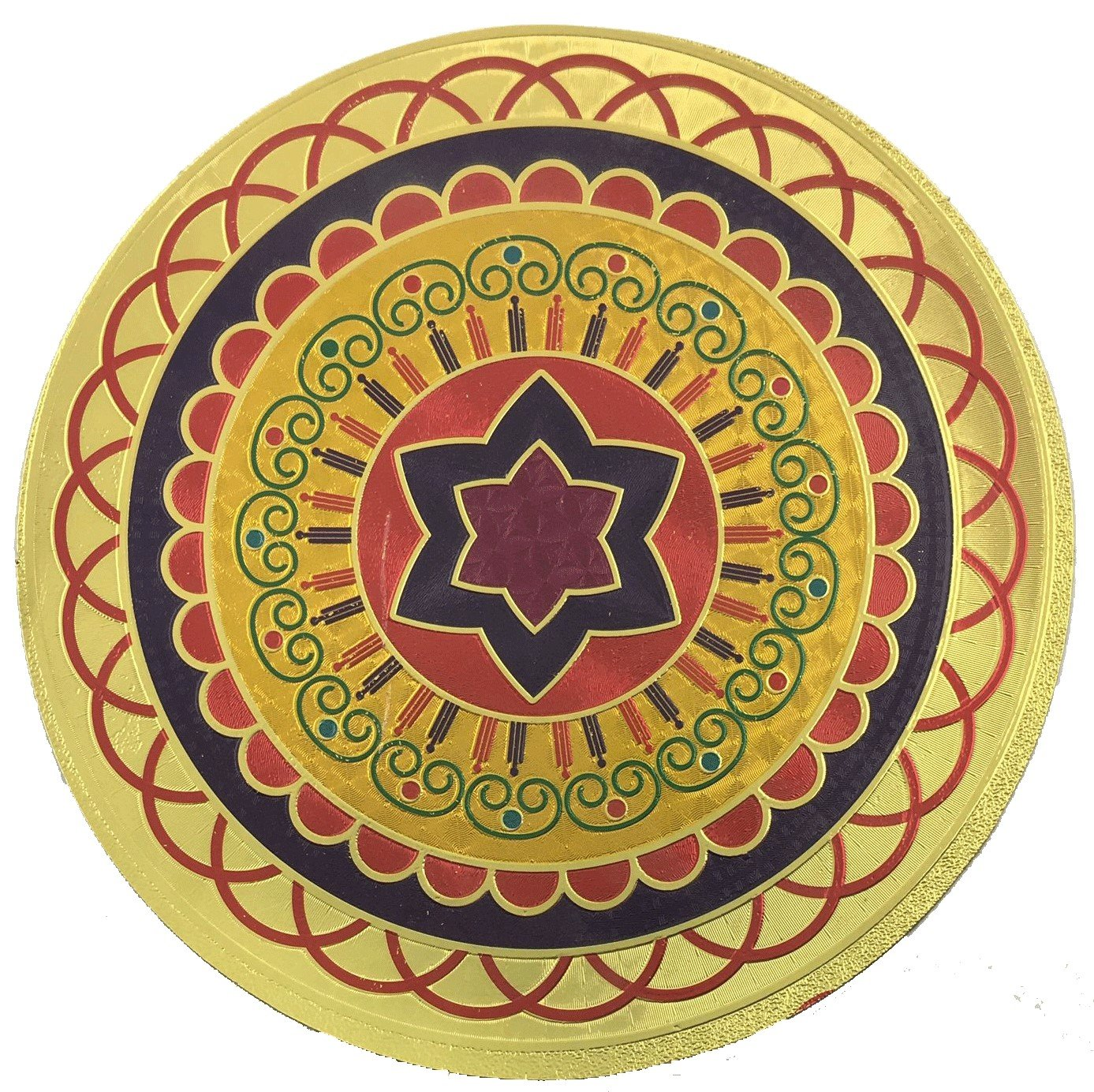 Stickerbazaar Micro Golden Embossing Rangoli Stickers - Distacart