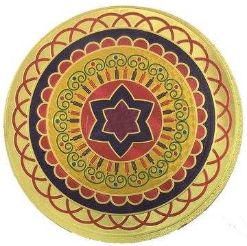 Stickerbazaar Micro Golden Embossing Rangoli Stickers - Distacart