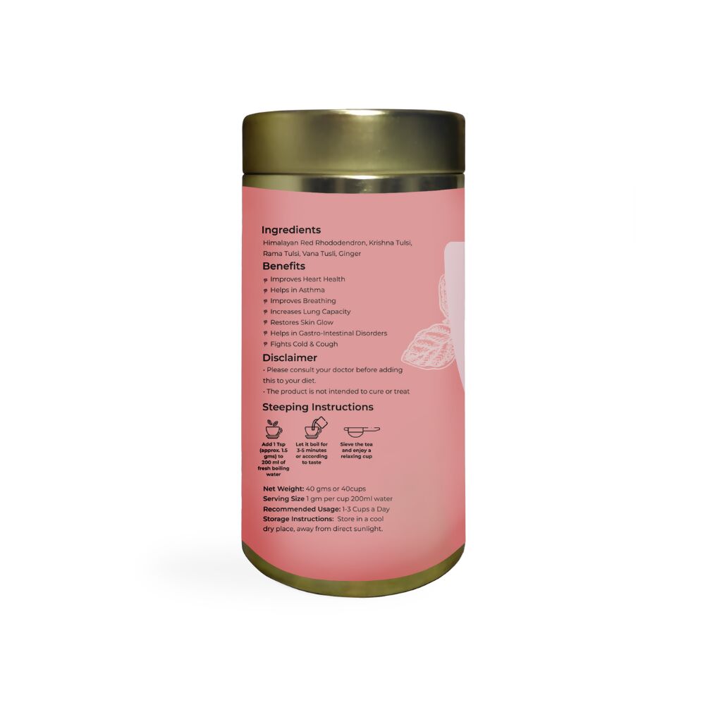 Shuddh Natural Cold Cough Relief Tea Vrinda Floral Tisane - Distacart