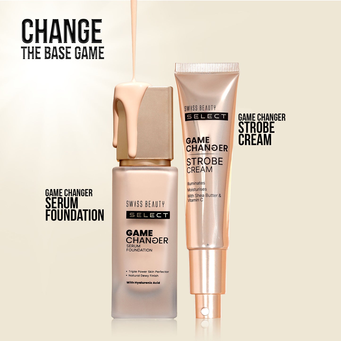 Swiss Beauty Select Game Changer Strobe Cream - 1 Pink Sheen - Distacart