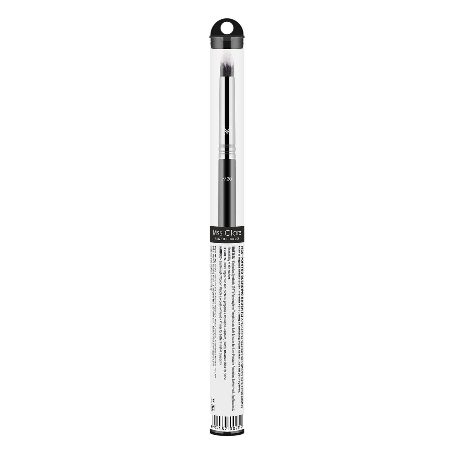Miss Claire M20 - Pointed Blending Brush (L) - Chrome - Distacart