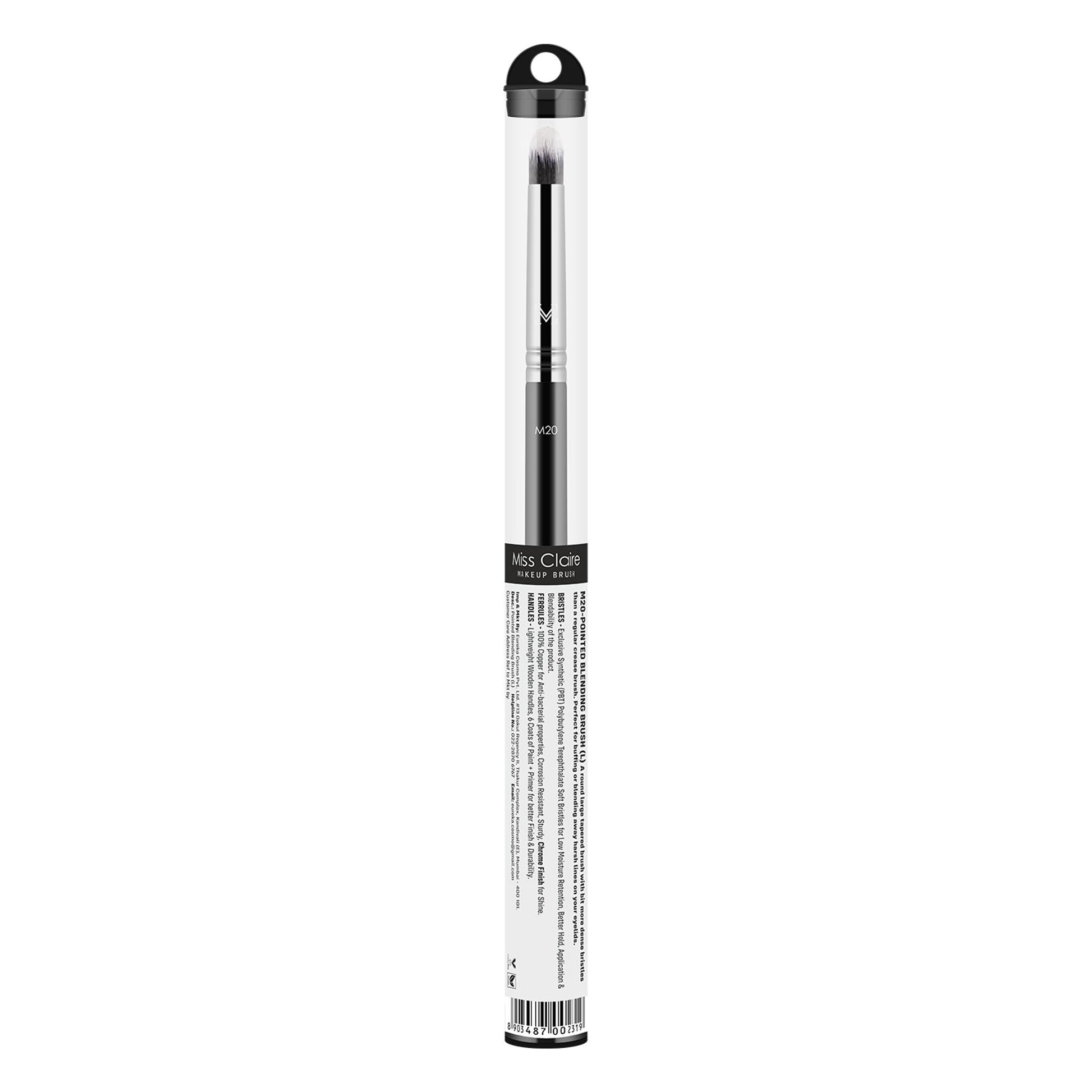 Miss Claire M20 - Pointed Blending Brush (L) - Chrome - Distacart