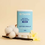 Thumbnail for Bitamin Natural Deodorant Cotton Vanilla, Oud Gold, French Rose, Parent-Kid Pack