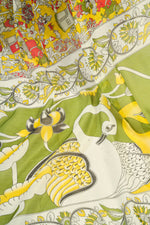 Thumbnail for Vastranavya Yellow Digital Printed Linen Ready To Wear Designer Saree with Unstitched Blouse - Distacart