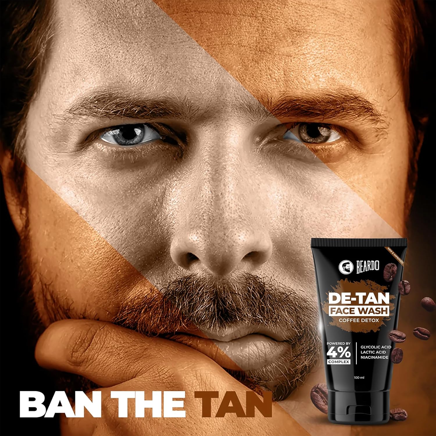 Beardo De-Tan Face Wash Coffee Detox - Distacart