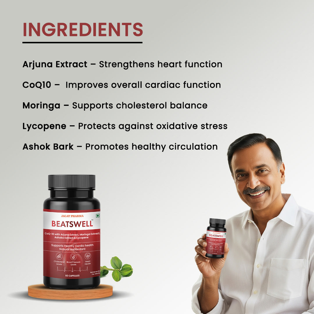 Jagat Pharma Beatswell Capsules for Your Heart’s Daily Dose of Strength