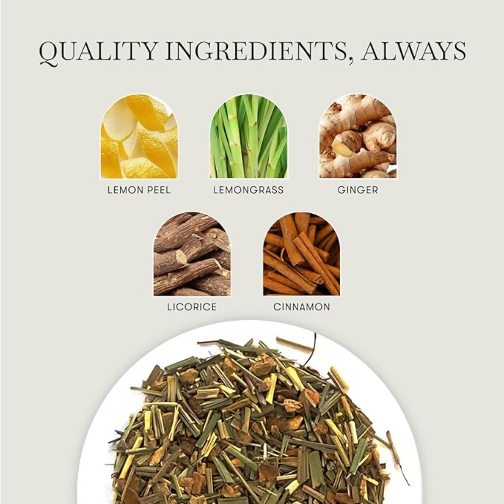 Luxmi Estates Lemon Ginger Herbal Tea - Dista