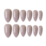 Thumbnail for shills professional reusable press on nails almond spn619