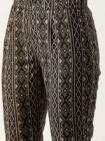 Thumbnail for All About You Women Black & Golden Printed Sequinned Kurta with Trousers - Distacart