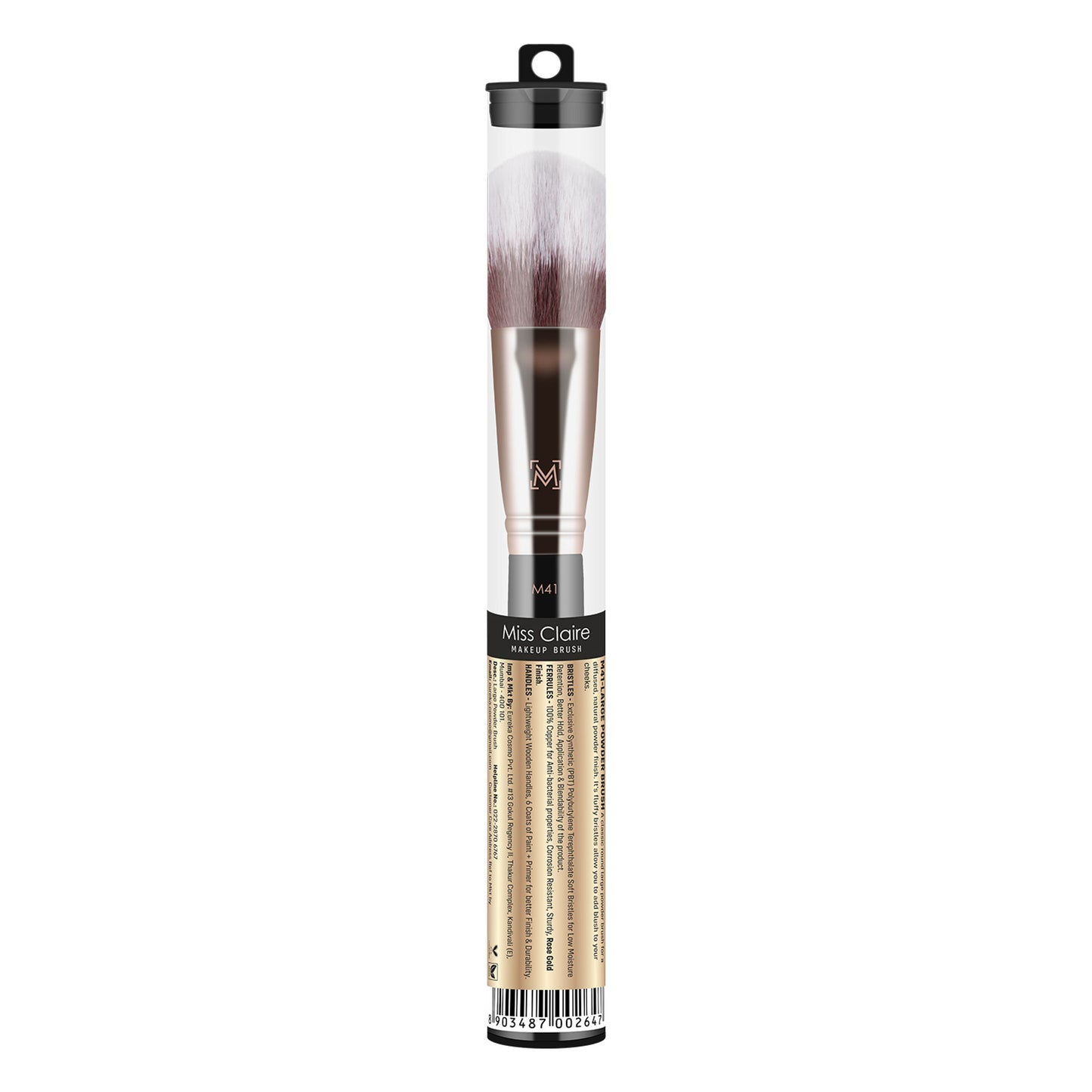 Miss Claire M41 - Large Powder Brush - Rose Gold - Distacart