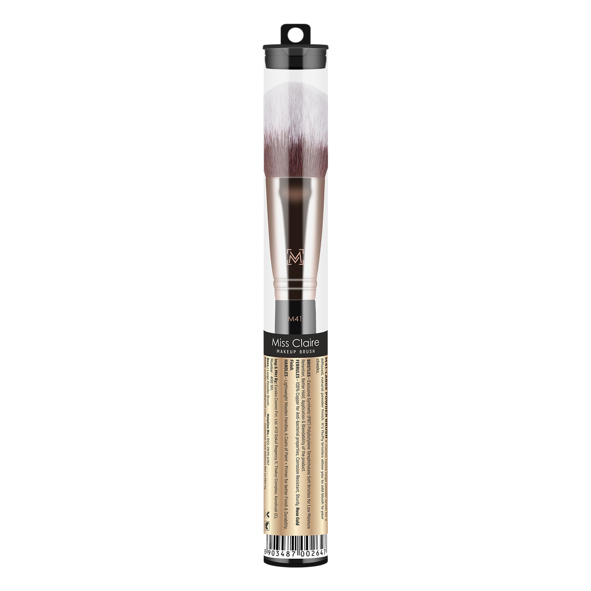Miss Claire M41 - Large Powder Brush - Rose Gold - Distacart