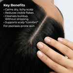 Thumbnail for VedicDerm Plasma Bamboo Charcoal Shampoo for Psoriasis & Sensitive Scalp - Distacart