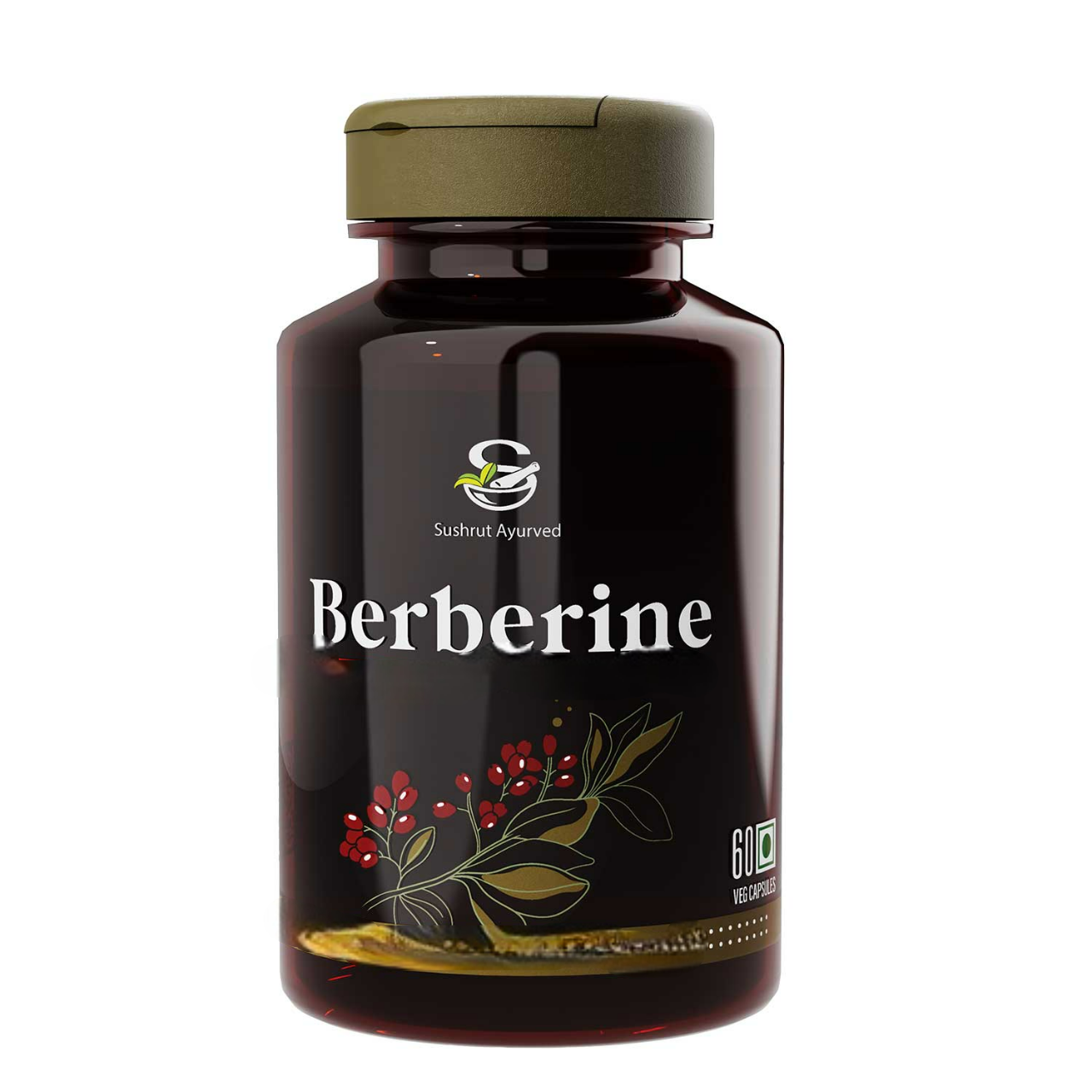 Sushrut Ayurved Good Health Berberine Veg Capsules - Distacart